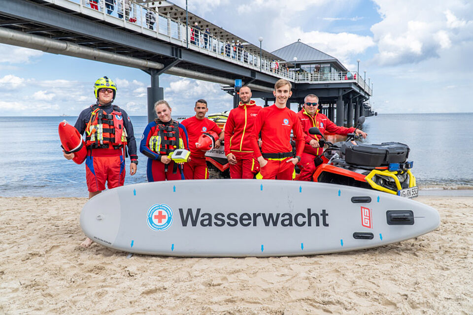 Gruppenbild vom Team der Wasserrettung